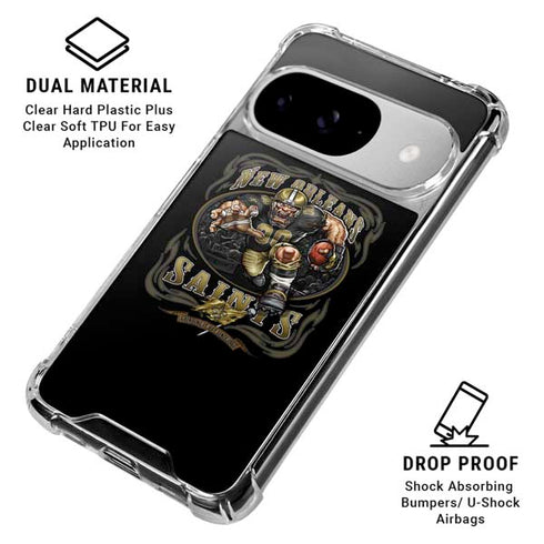 Liquid Blue NFL New Orleans Saints Running Back Google Pixel 10 Clear Case